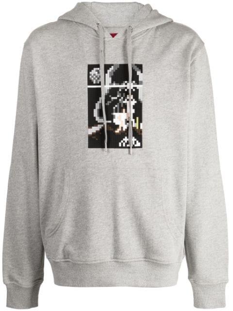 War In The Stars graphic-print hoodie by MOSTLY HEARD RARELY SEEN