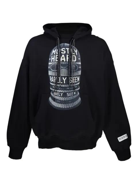balaclava-print hoodie by MOSTLY HEARD RARELY SEEN