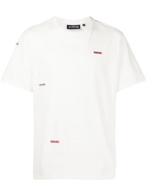 barcode patch cotton T-shirt by MOSTLY HEARD RARELY SEEN