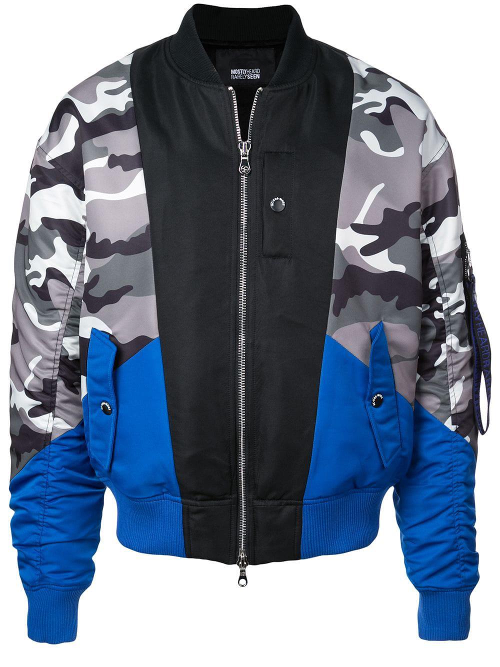 camouflage print bomber jacket by MOSTLY HEARD RARELY SEEN