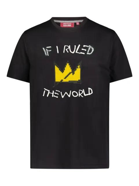 crown-print t-shirt by MOSTLY HEARD RARELY SEEN