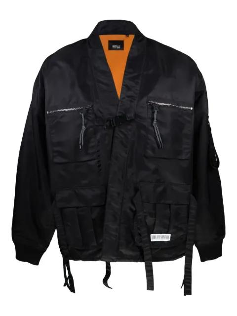 emroidered-logo bomber jacket by MOSTLY HEARD RARELY SEEN