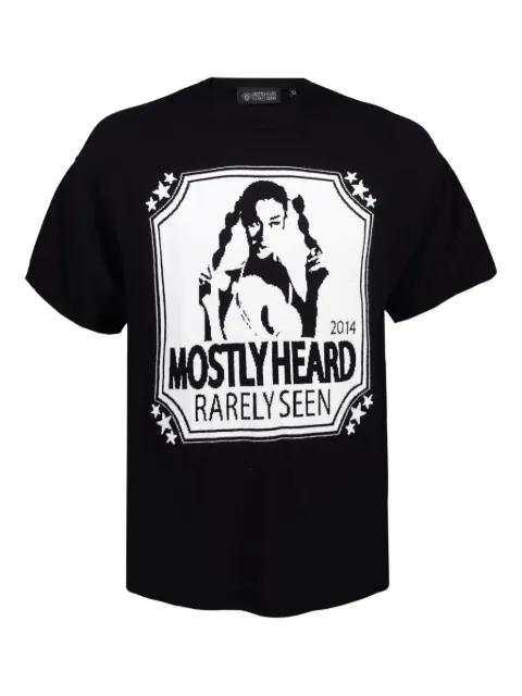 graphic-print cotton T-shirt by MOSTLY HEARD RARELY SEEN