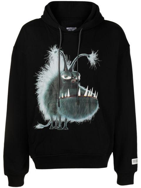 graphic-print hoodie by MOSTLY HEARD RARELY SEEN