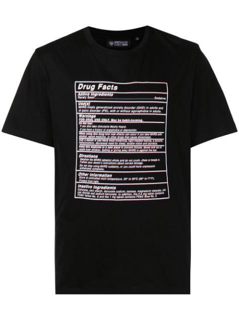 graphic-print stretch-cotton T-shirt by MOSTLY HEARD RARELY SEEN