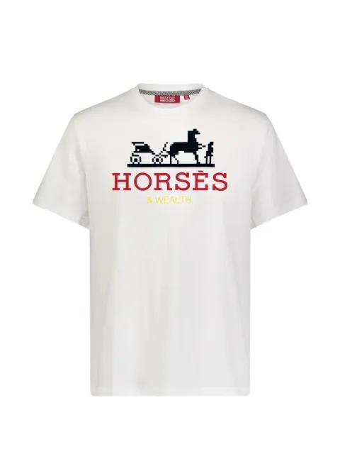 horses graphic T-shirt by MOSTLY HEARD RARELY SEEN