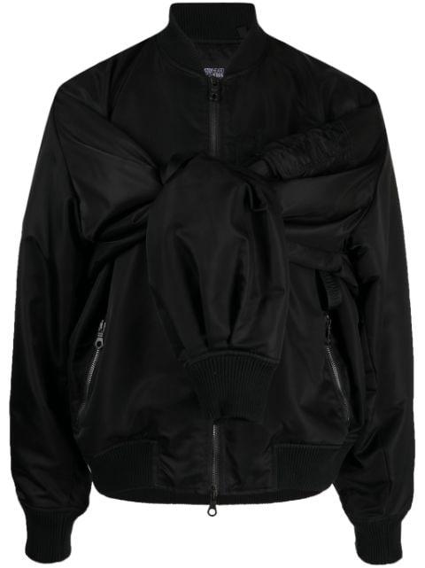 logo-embroidered panelled jacket by MOSTLY HEARD RARELY SEEN