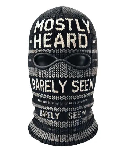 logo-intarsia ski mask by MOSTLY HEARD RARELY SEEN