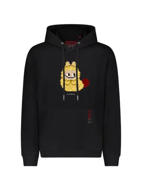 monster-print hoodie by MOSTLY HEARD RARELY SEEN