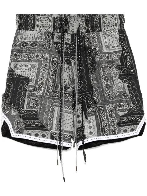 paisley cut-me-up shorts by MOSTLY HEARD RARELY SEEN
