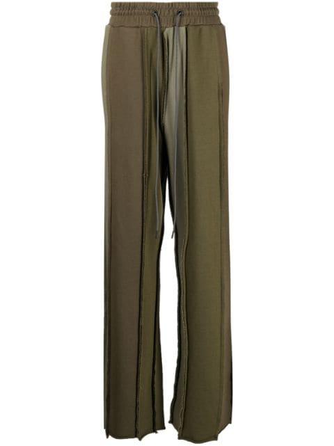panelled cotton track pants by MOSTLY HEARD RARELY SEEN