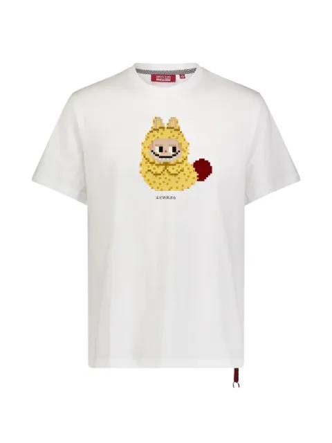 pixelated graphic ring T-shirt by MOSTLY HEARD RARELY SEEN