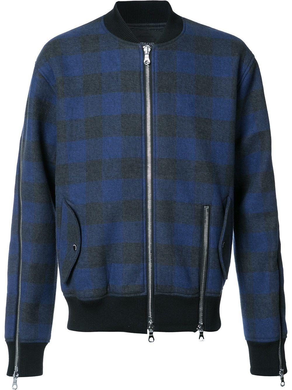 plaid bomber jacket by MOSTLY HEARD RARELY SEEN