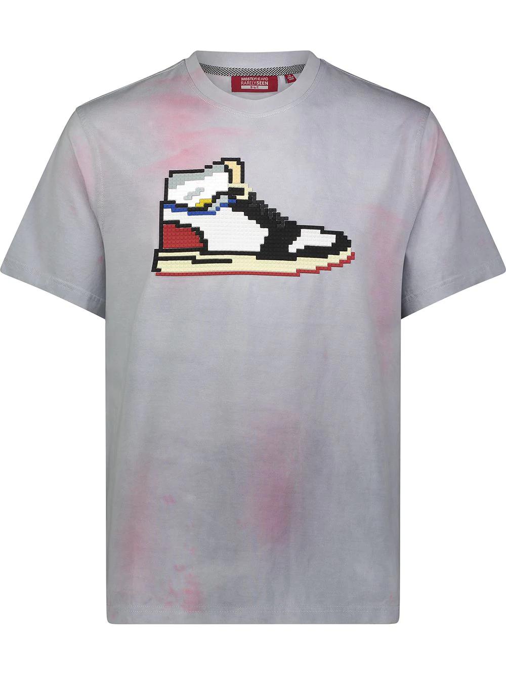 sneaker print T-shirt by MOSTLY HEARD RARELY SEEN