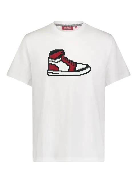 sneaker-print T-shirt by MOSTLY HEARD RARELY SEEN