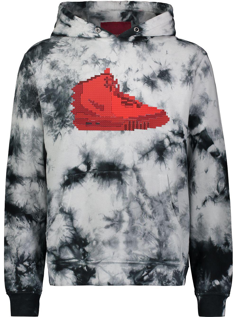 sneaker tie-dye hoodie by MOSTLY HEARD RARELY SEEN