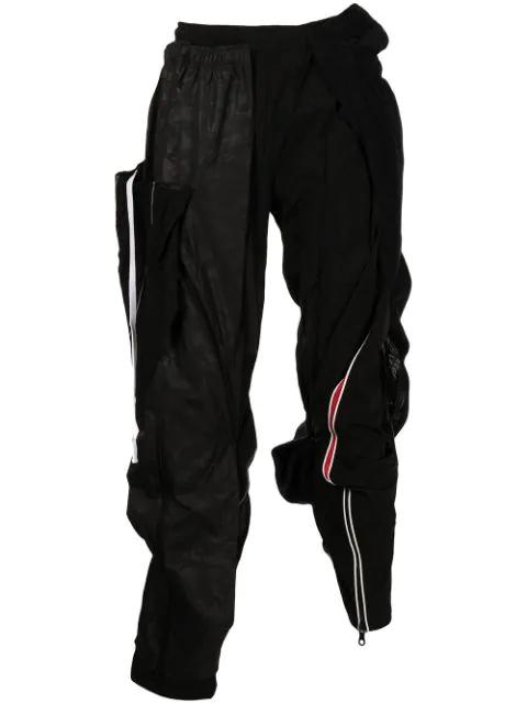 trouser-appliqué track pants by MOSTLY HEARD RARELY SEEN
