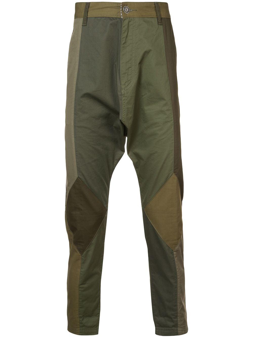 twill drop crotch pants by MOSTLY HEARD RARELY SEEN