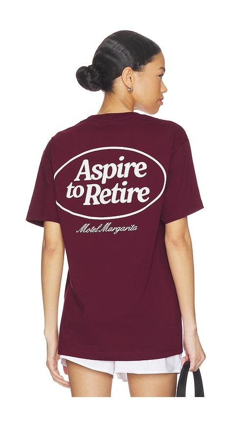 Motel Margarita Chateau Tee in Burgundy by MOTEL MARGARITA