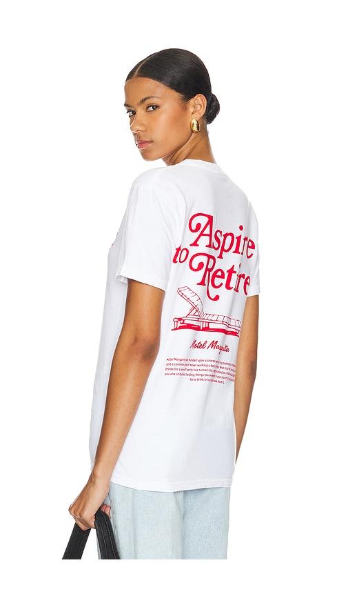 Motel Margarita Lounge Tee in White by MOTEL MARGARITA