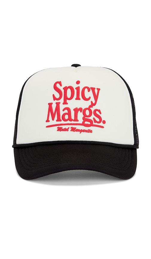 Motel Margarita Spicy Margs Trucker Hat in Black by MOTEL MARGARITA