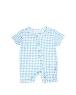 Boys' Harbor Gingham Bamboo Sleeper - Baby by MOTETTE