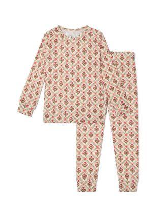 Girls' Holly Trellis Pajama Set - Little Kid by MOTETTE