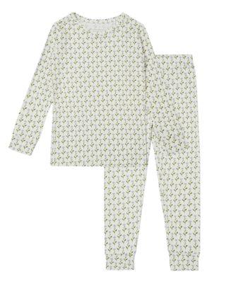 Girls' Lavender Lane Bamboo Kids Pajama Set - Little Kid by MOTETTE