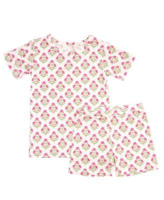 Girls' Pink Posy Pajama Set - Baby by MOTETTE