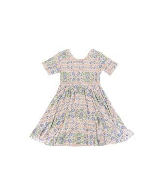 Girls' Spring Cascade Bamboo Twirl Dress - Little Kid by MOTETTE