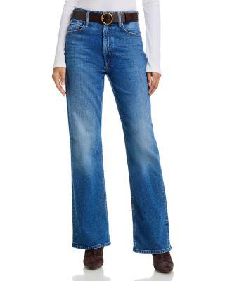 Bookie Sneak High Rise Bootcut Jeans in Knick Knack by MOTHER