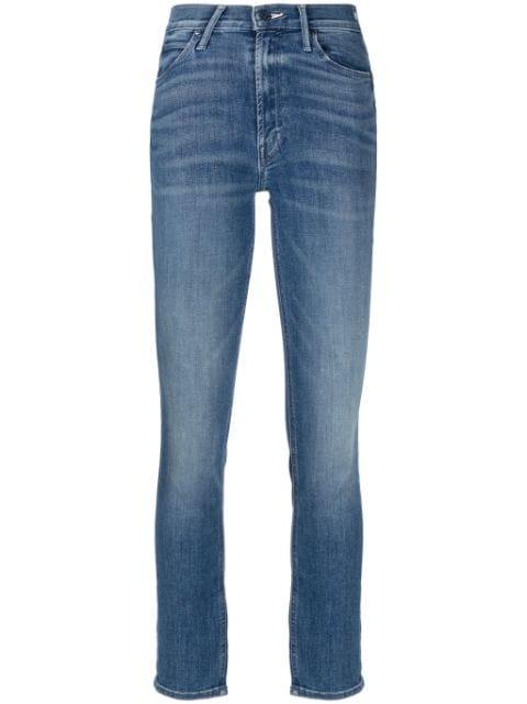 Dazzler mid-rise slim-cut jeans by MOTHER