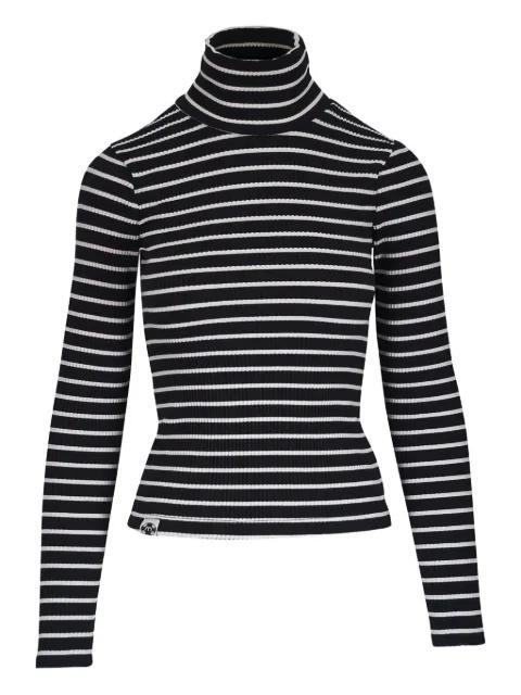 Hickey striped-pattern top by MOTHER