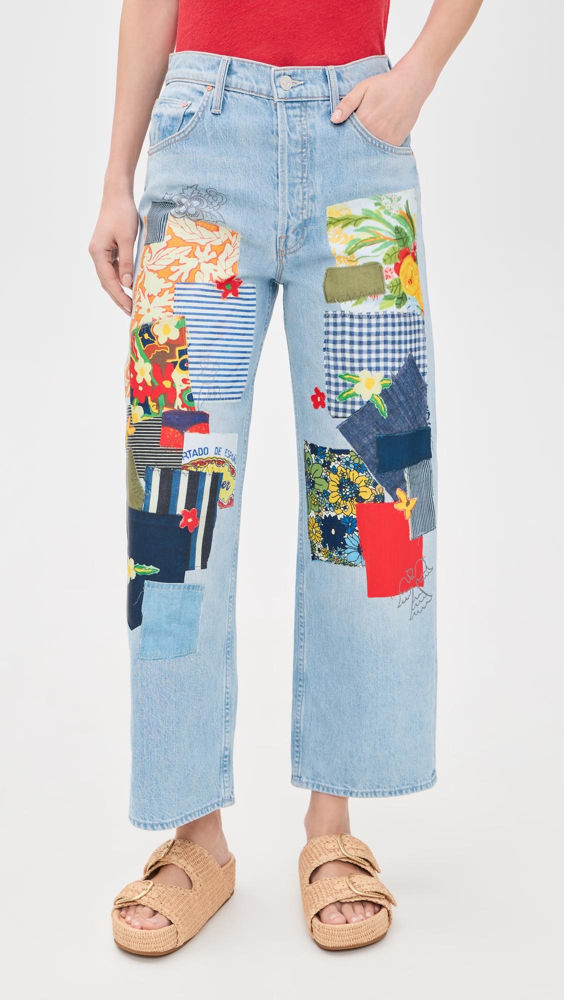High Waisted Spinner Flood Jeans by MOTHER