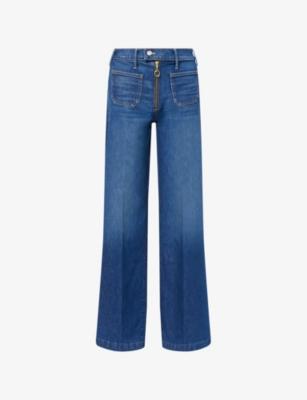 Hustler Roller Patch-Pocket Cotton-Blend Denim Jeans by MOTHER
