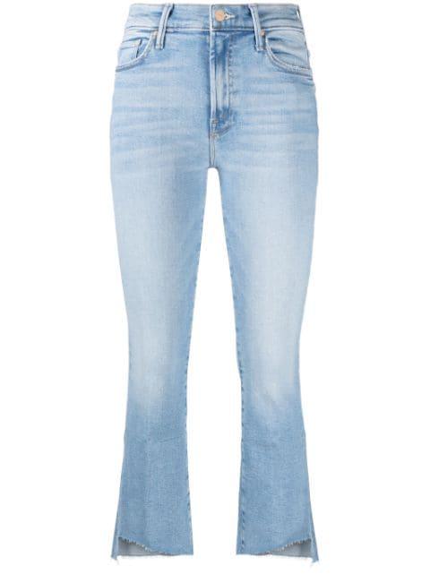 Insider high-rise cropped jeans by MOTHER