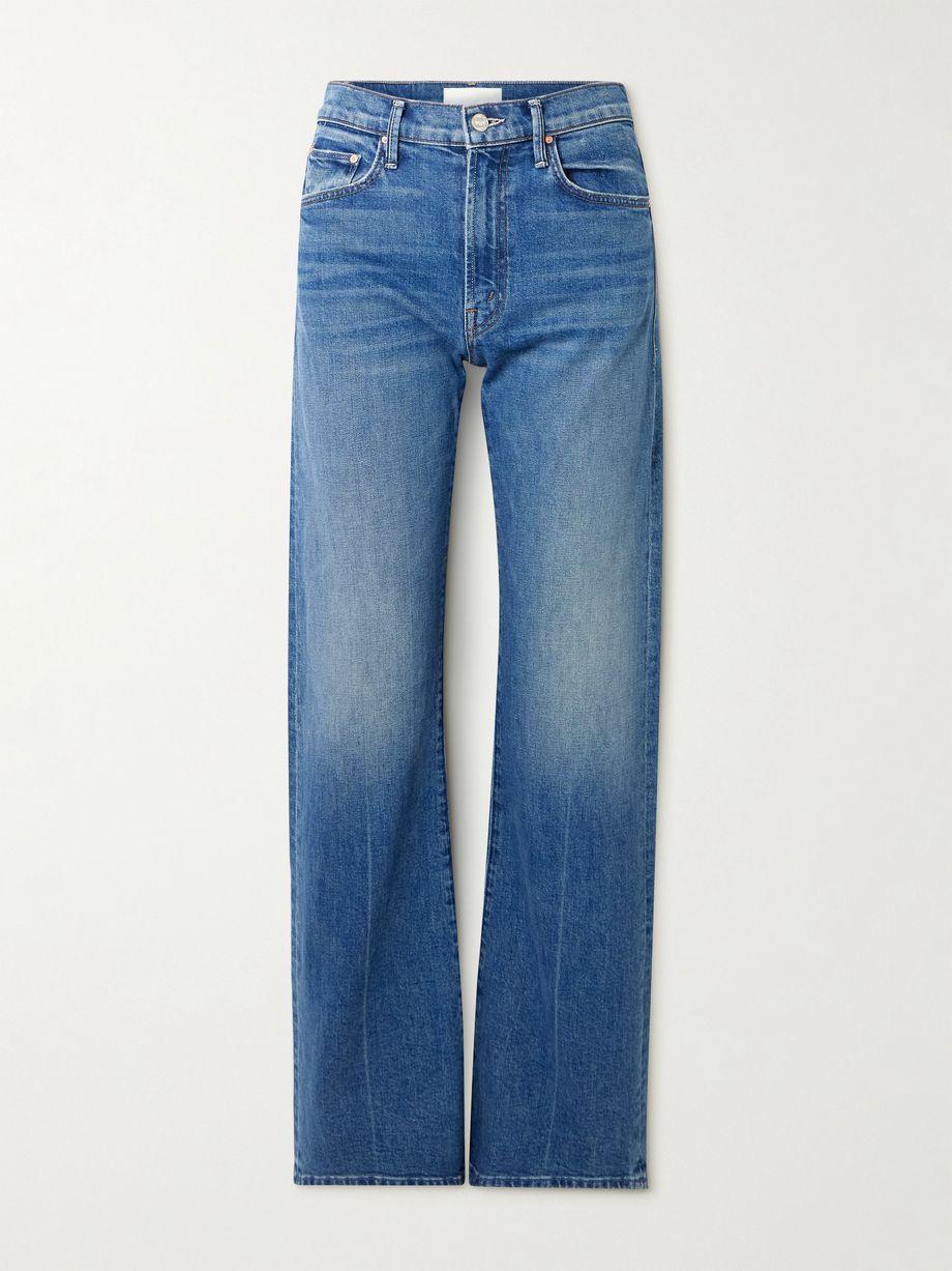 Lasso Sneak mid-rise straight-leg jeans by MOTHER