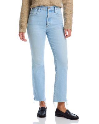 Lil' Hustler High Rise Cropped Flared Jeans in Ball in Your Court by MOTHER