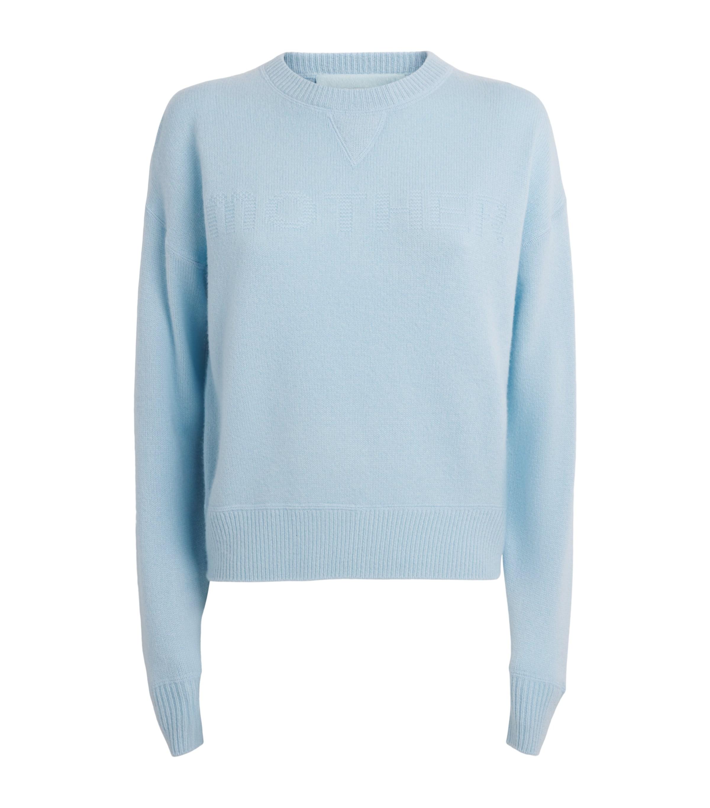 MOTHER Cashmere Logo Sweater by MOTHER
