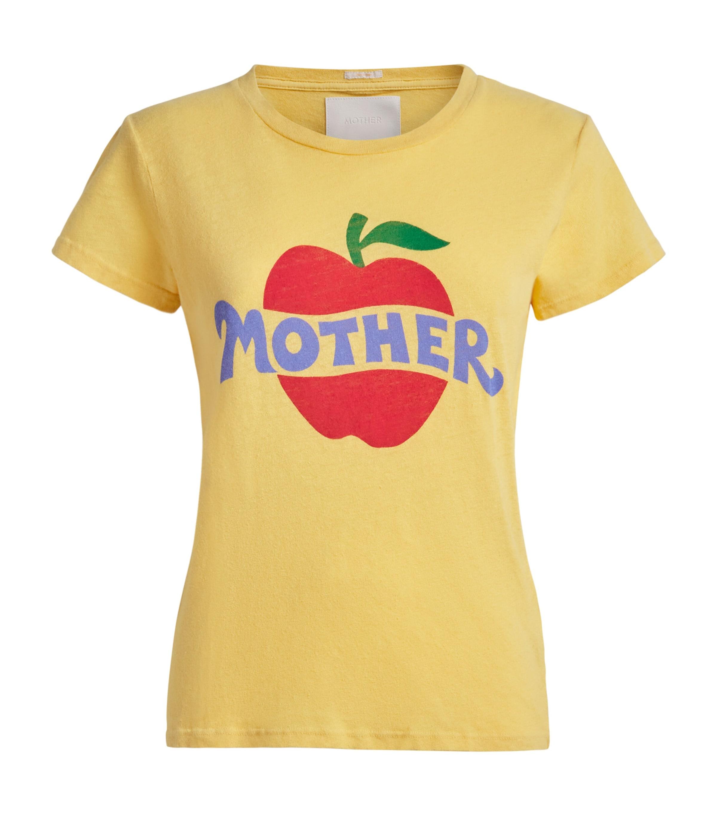 MOTHER Cotton-Linen The Lil Sinful T-Shirt by MOTHER