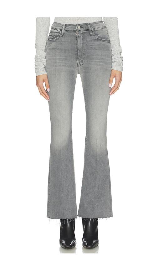 MOTHER High Waisted Weekend Fray Jeans in Grey by MOTHER