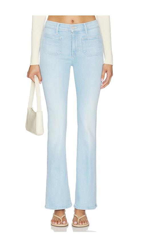 MOTHER Patch Pocket Weekend Jeans in Blue by MOTHER