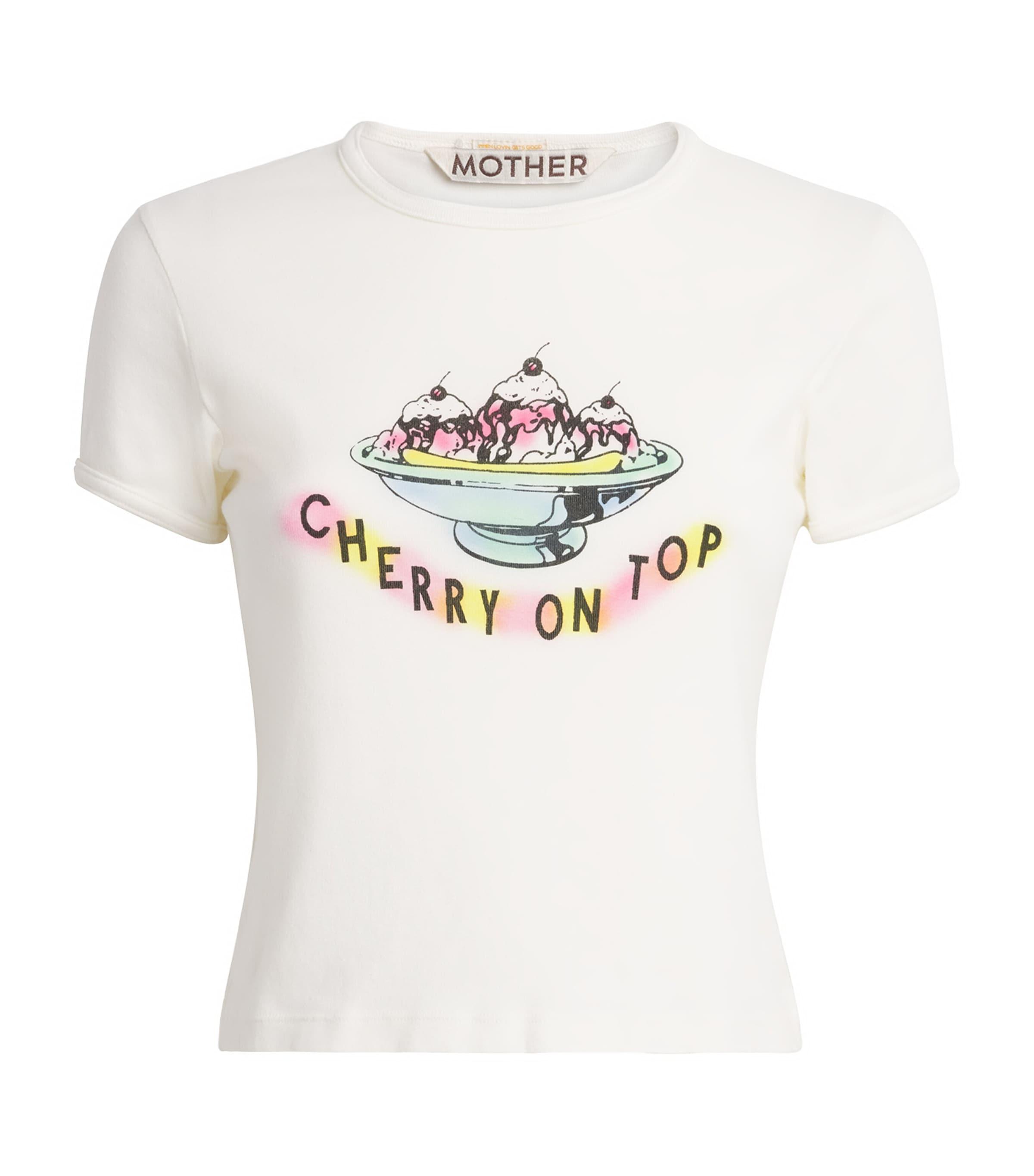 MOTHER Printed The Itty Bitty Ringer T-Shirt by MOTHER