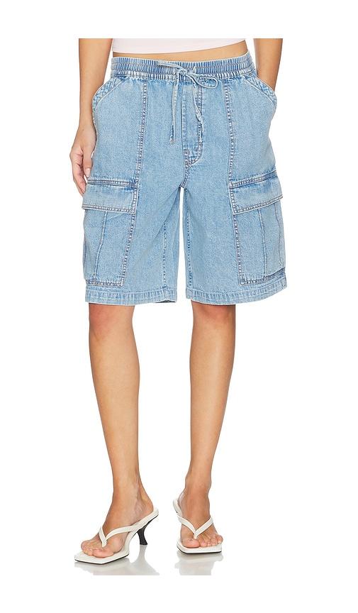 MOTHER The Deep Dive Short in Blue by MOTHER