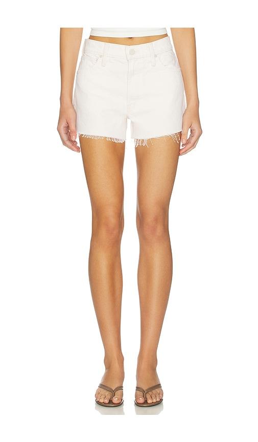 MOTHER The Dodger Short Fray in Ivory by MOTHER