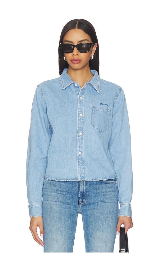 MOTHER The Honor Roll Shirt in Blue by MOTHER