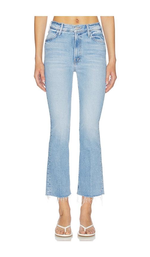 MOTHER The Hustler Ankle Fray Jeans in Blue by MOTHER