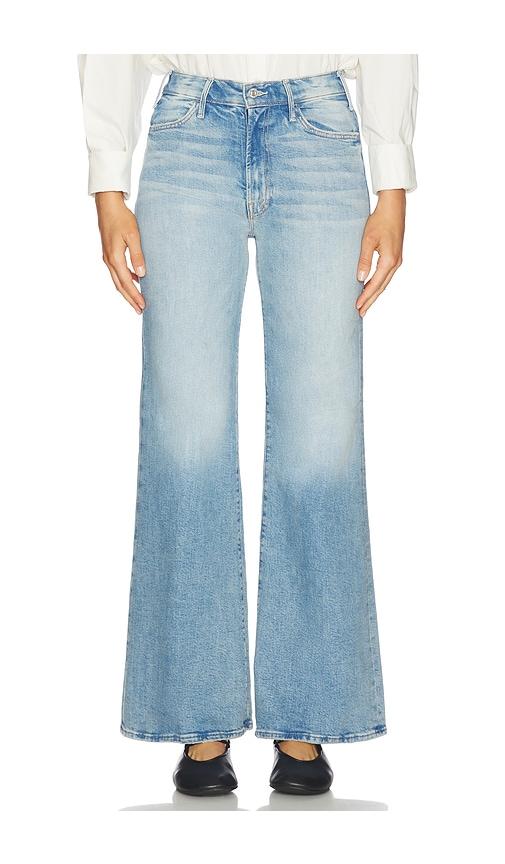 MOTHER The Hustler Roller Sneak Jeans in Blue by MOTHER