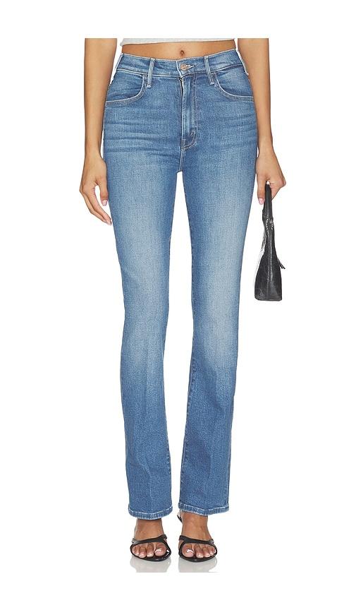 MOTHER The Hustler Skimp Jeans in Blue by MOTHER