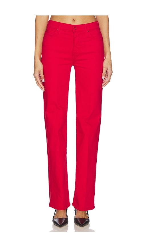 MOTHER The Kick It Jeans in Red by MOTHER